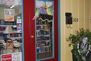 Store Front at Halloween