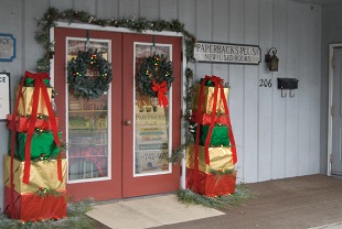 Store Front at Halloween